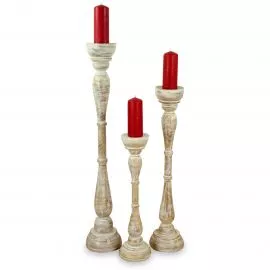 Kerzenstnder Lady aus Bali, 3er Set