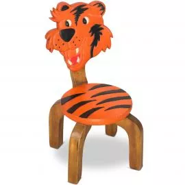 Massivholz Kinderstuhl  Tiger