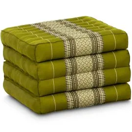 (B-Ware) Nr. 729 Kapok Klappmatratze 50cm breit (Gr�n/Classic)