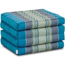 Kapok Klappmatratze, 50 cm breit (Hellblau)