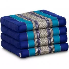 Kapok Klappmatratze, 50 cm breit (Blau)