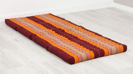 Kapok Klappmatratze, 80 cm breit, Classic (Orange)