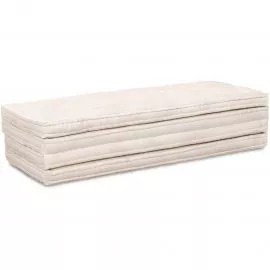 (B-Ware) Nr. 653 Kapok Klappmatratze, 140 cm breit (Creme)