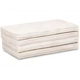 (B-Ware) Nr. 521 Kapok Klappmatratze, 90 cm breit (Creme)