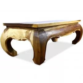 Asiatischer Opiumtisch, 100 x 50 cm (Natur)