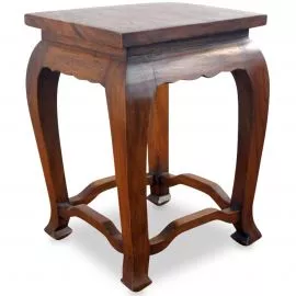 Asiatischer Tisch, 50 cm hoch (Hellbraun)