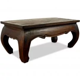 Asiatischer Opiumtisch, 80 x 40 cm (Braun)