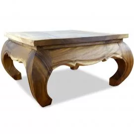 Klassischer Opiumtisch, 86 x 86 cm (Natur)