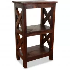 Balinesisches Regal, Nachttisch, braun