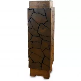 Teakholzpuzzle Schirmstnder