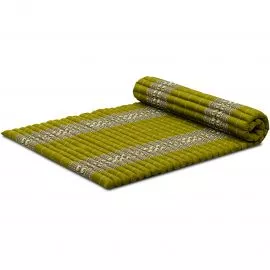 Kapok Rollmatte, 110 cm breit (Grn/Elefanten)