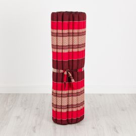 Kapok Rollmatte, 110 cm breit (Rubinrot)