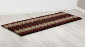 Kapok Rollmatte, 75 cm breit (Weinrot)