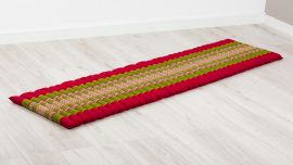 Kapok Rollmatte, 50 cm breit (Rot/Grün)