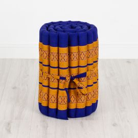 Kapok Rollmatte, 50 cm breit (Blau/Gelb)