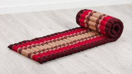 Kapok Rollmatte, 50 cm breit (Rubinrot)