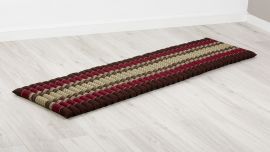 Kapok Rollmatte, 50 cm breit (Weinrot)