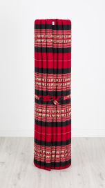 Kapok Rollmatte, 145 cm breit (Rot/Elefanten)