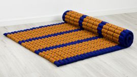 Kapok Rollmatte, 145 cm breit (Blau/Gelb)