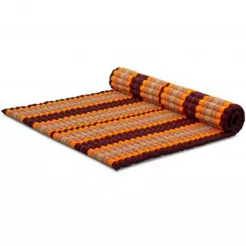 Kapok Rollmatte, 145 cm breit (Orange)
