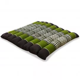 Kapok Steppkissen 35 cm (Braun/Grn)