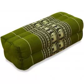 Kapok Sttzkissen, Classic (Grn/Elefanten)