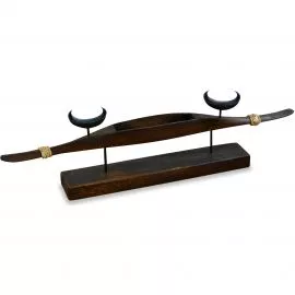 Asiatischer Teelichthalter Schiffchen