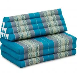 Kapok Thaikissen XXL breit (Hellblau)