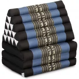 Kapok Thaikissen XXL hoch (Blau/Elefanten)