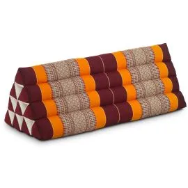 Kapok Dreieckskissen breit (Orange)