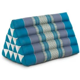 Kapok Dreieckskissen hoch, Classic (Hellblau)