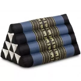 Kapok Dreieckskissen, Classic (Blau/Elefanten)