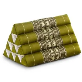 Kapok Dreieckskissen, Classic (Gr�n/Elefanten)