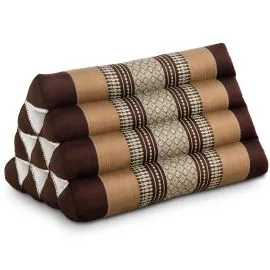 Kapok Dreieckskissen, Classic (Braun)