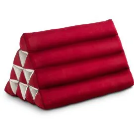 Kapok Dreieckskissen, Basic (Rot Uni)