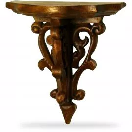 Asiatisches Wandregal aus Thailand *Ornamente*  braun