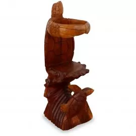 Weinflaschenhalter Bali, Schildkrte stehend