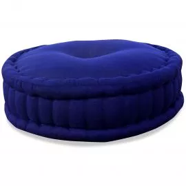 Kapok Zafukissen gro, Basic (Blau Uni)