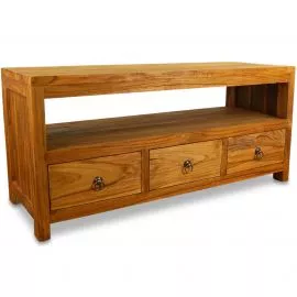 Java Teakholz-Sideboard mit 3 Schubladen im rustikalen Design,  Nr.333