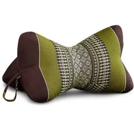 Kapok Knochenkissen (Braun/Gr�n)