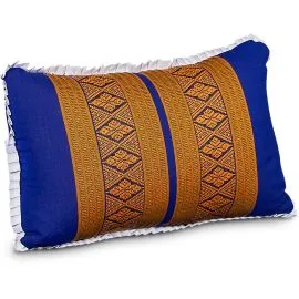 Kapok Dekokissen (Blau/Gelb)