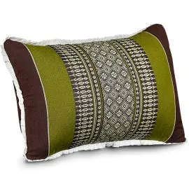 Kapok Dekokissen (Braun/Gr�n)