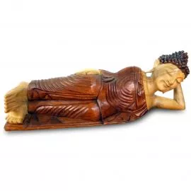 Ruheausstrahlender, liegender Buddha aus Bali, gro