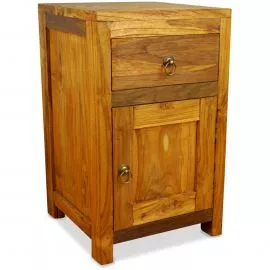 Java Teakholz-Nachtschrank, im rustikalen Design,  Nr.308