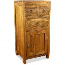 Java Teakholzkommode, Nachtschrank im rustikalem Design,  Nr.370
