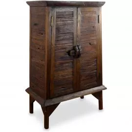 Massivholzschrank - Alte Teakholzplanke - Nr. 57 (gro)