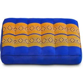 Kapok Sitzkissen 35 cm (Blau/Gelb)