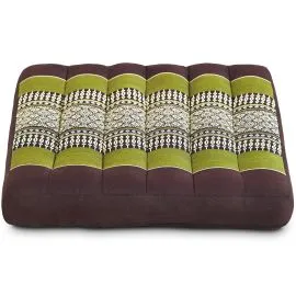 Kapok Sitzkissen 35 cm (Braun/Gr�n)