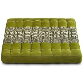 Kapok Sitzkissen 50 cm (Gr�n/Elefanten)