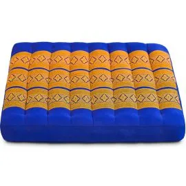 Kapok Sitzkissen 50 cm (Blau/Gelb)